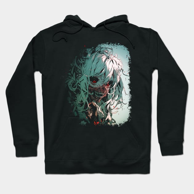 Anime Zombie Hoodie by JennyPool